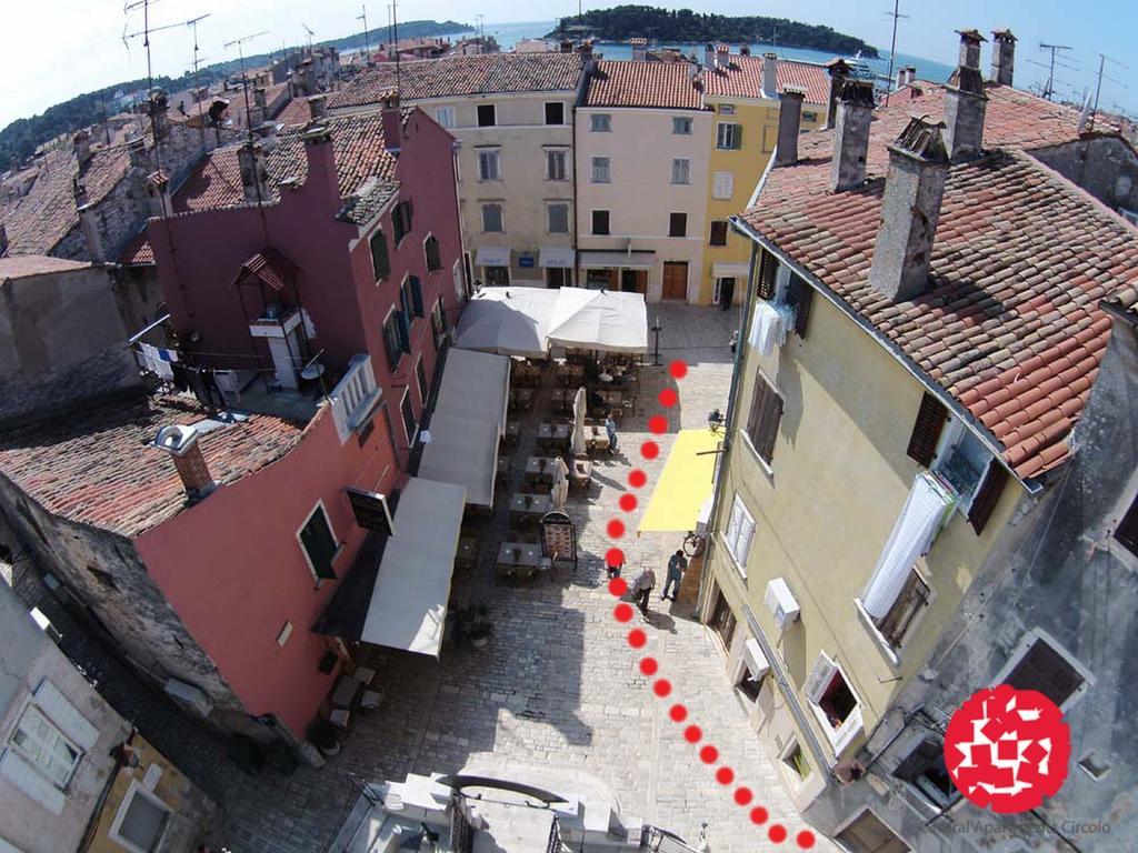Central Apartments Circolo Rovinj Bagian luar foto